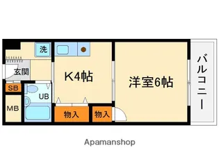 フローレンス小野原【2階】の間取り