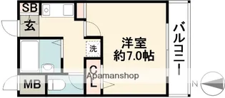 セピアコート箕面【3階】の間取り