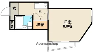 大阪府箕面市粟生外院2丁目【マンション】の間取り