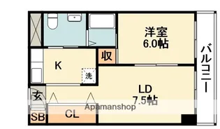 INOVE千里万博公園【3階】の間取り