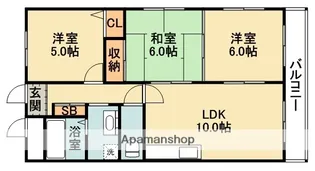 アムール桃山台【2階】の間取り