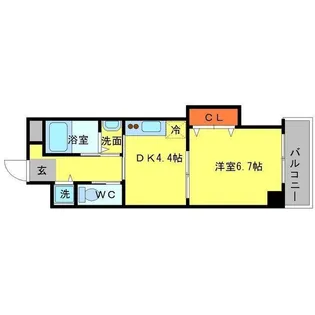 マンションクォーレ【3階】の間取り