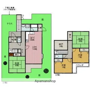 大阪府箕面市小野原東6丁目【一戸建】の間取り
