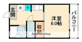 ハイツ由知【1階】の間取り