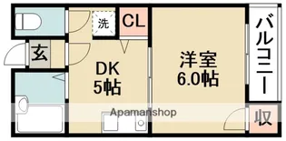 エルドラード箕面Ⅱ【2階】の間取り