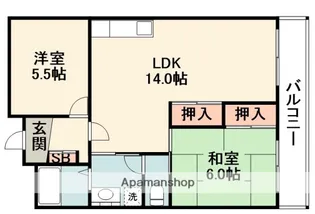 エミネンス千里【2階】の間取り