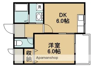 大阪府箕面市今宮4丁目【アパート】の間取り