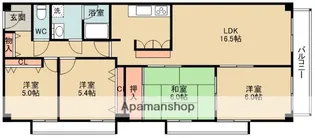 大阪府茨木市南春日丘3丁目【マンション】の間取り