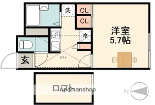 サウサリート【2階】の間取り