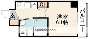 MCOURT関大前【7階】の間取り