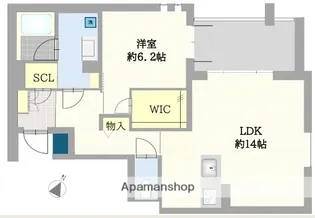ホークレスト【2階】の間取り