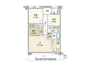 大阪府豊中市新千里東町2丁目【マンション】の間取り