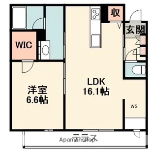 大阪府吹田市山田東4丁目【マンション】の間取り