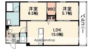 大阪府吹田市山田東4丁目【マンション】の間取り