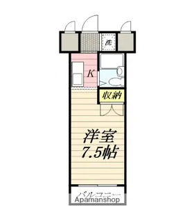 ロイヤルエスペラントオクノ【307号室】の間取り
