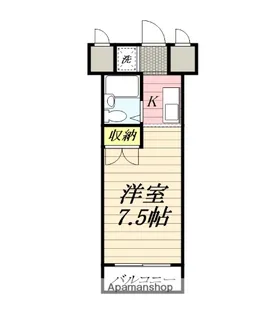 ロイヤルエスペラントオクノ【3階】の間取り