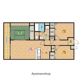 アクティサツキ【2階】の間取り