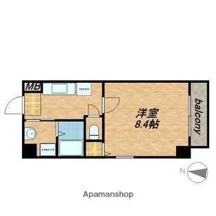 GLS小路東【302号室】の間取り