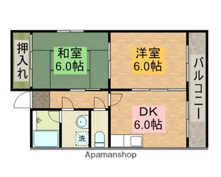 アネックス今里【301号室】の間取り