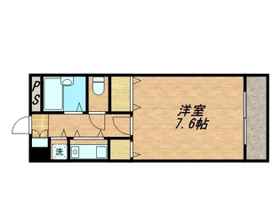 1Kの間取り画像