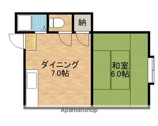 金沢ビル【203号室】の間取り
