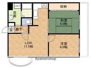 メゾンラフォーレ【602号室】の間取り