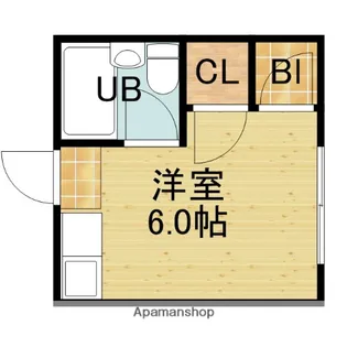 メゾンあゆみ【202号室】の間取り