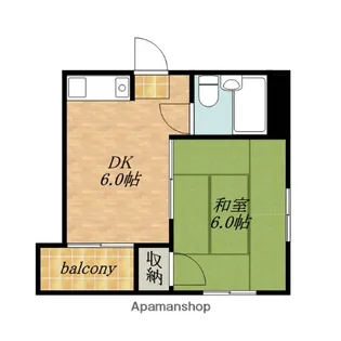 ヤサカパートⅡ【303号室】の間取り
