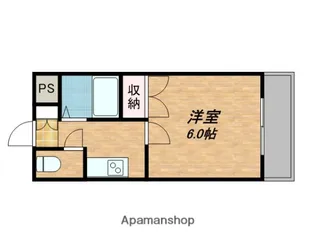 ワイケーマンション【402号室】の間取り