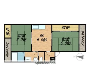 ファミーユ和喜【1階】の間取り