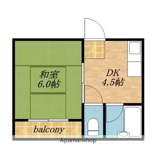 サウスガーデン【4階】の間取り