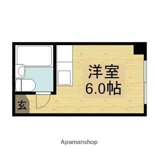 川辺ビル38【202号室】の間取り