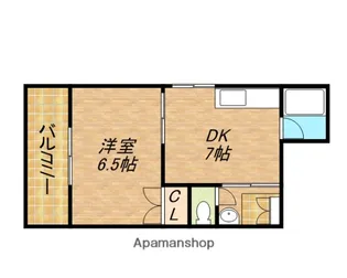 鹿島マンション【301号室】の間取り