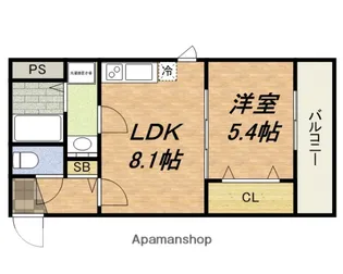 リアライズ深江南【4階】の間取り