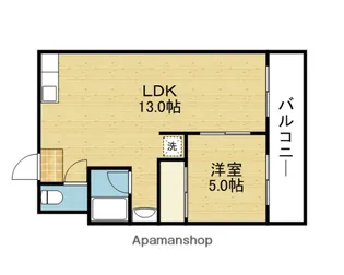 メダリアン巽【5階】の間取り