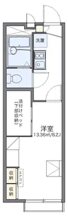 レオパレス喜連北Ⅲ【2階】の間取り