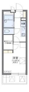 レオパレス舎利寺CF【3階】の間取り