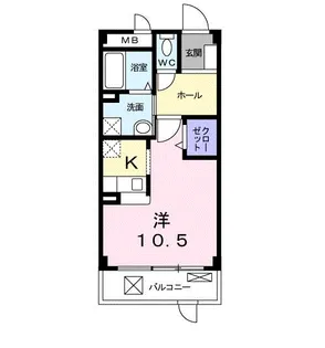 アドニスコート パートⅢ【1階】の間取り