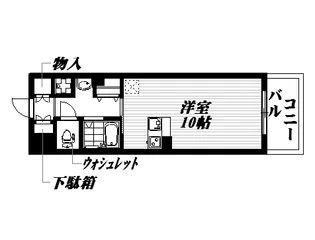 メゾン・デ・ノムラ島之内【1階】の間取り