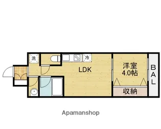 アドラブール今里【801号室】の間取り