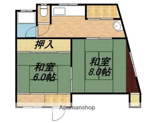 井上マンション【301号室】の間取り