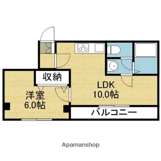 エムフィールド緑橋【302号室】の間取り