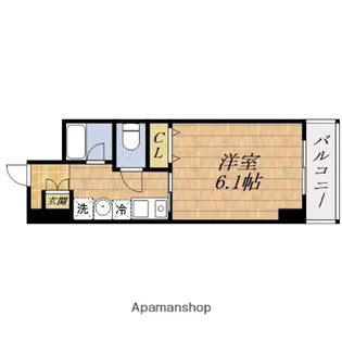 MESSAGE東京橋【8階】の間取り