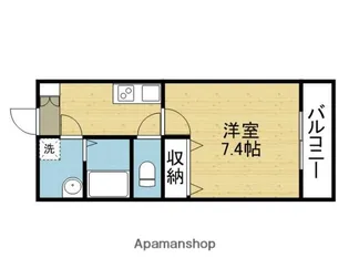 1Kの間取り画像