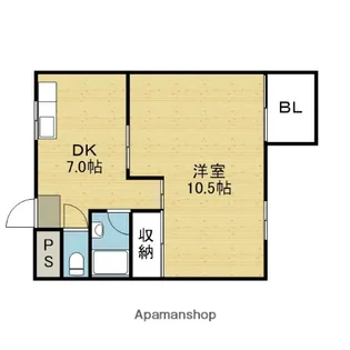 サンシャインMKM大池【305号室】の間取り