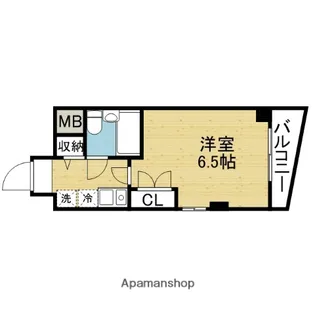オーキッドヴィラ今里【4階】の間取り