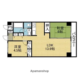 ネオコーポ大阪城公園2号館【3階】の間取り
