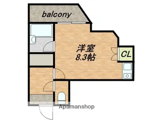 ロイヤルシャトー雅【403号室】の間取り