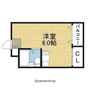ラパンジール小路東【303号室】の間取り