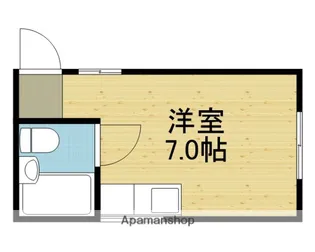 ハイツ夕陽丘【2階】の間取り